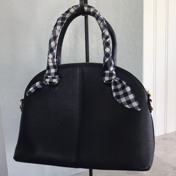 Talbots Handbags - Navy leather satchel